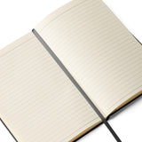 "Pronghorn Antelope with Paintbrush Flowers" Hardcover bound notebook
