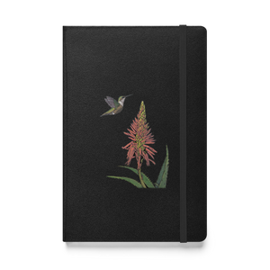 "Hummingbird Aloe" hardcover journal