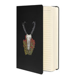 "Pronghorn Antelope with Paintbrush Flowers" Hardcover bound notebook
