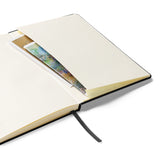 "Pronghorn Antelope with Paintbrush Flowers" Hardcover bound notebook